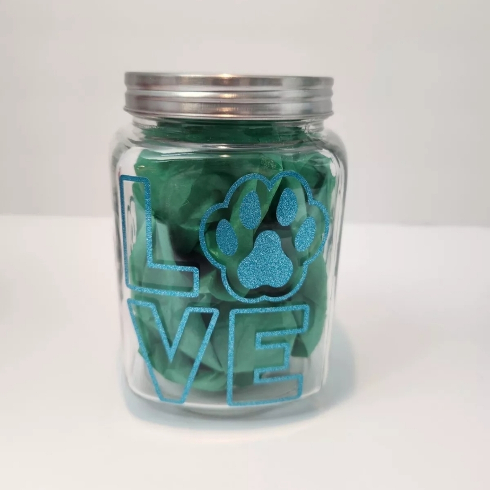 Pets Treat Jar Great Gift Christmas New!